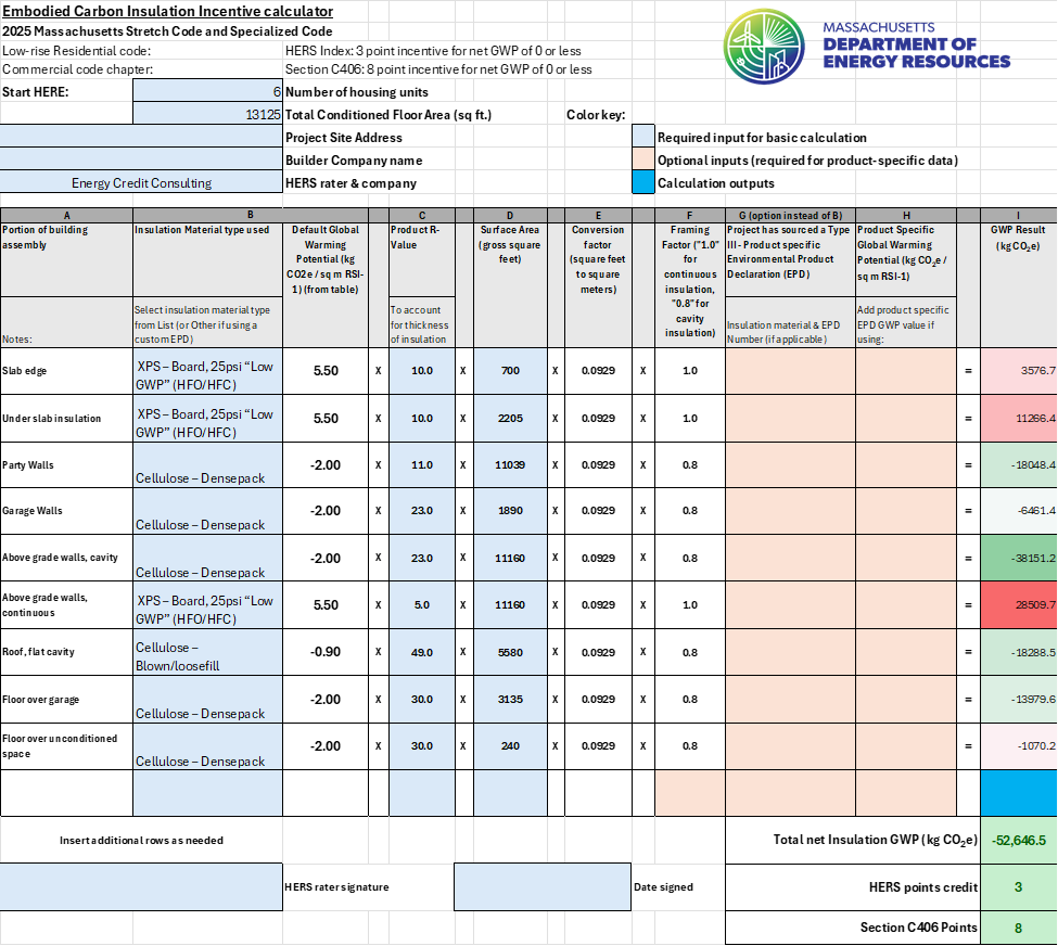Code Path - Embodied Carbon Credit Calculations